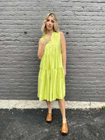 MARKYS GIALOS LIME DRESS
