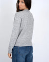 SINERVA CREW NECK PULL-OVER LIGHT GREY