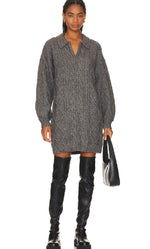 DEBBIE SWEATER DRESS GREY