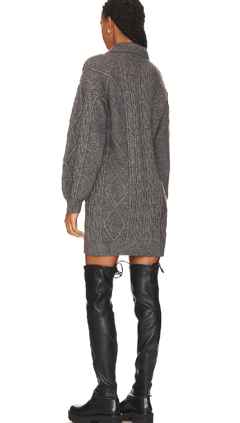 DEBBIE SWEATER DRESS GREY