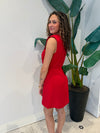 AYANNA DRESS RED