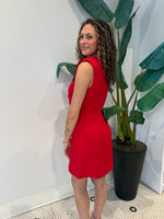 AYANNA DRESS RED