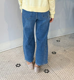 BARNI STRETCH DENIM BARREL DARK WASH