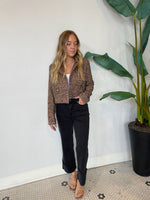 CARLA STRETCH TWILL CUFF PANT BLACK