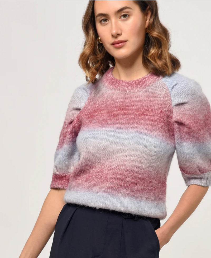 CHRISTI OMBRE KNIT TOP