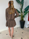 AVIE JACKET BROWN PLAID