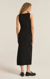 RAEWYN RIB DRESS BLK