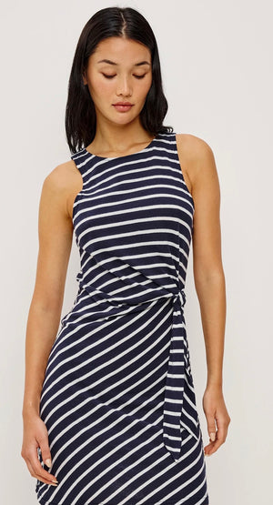 HARRIET NAVY IVORY STRIPE