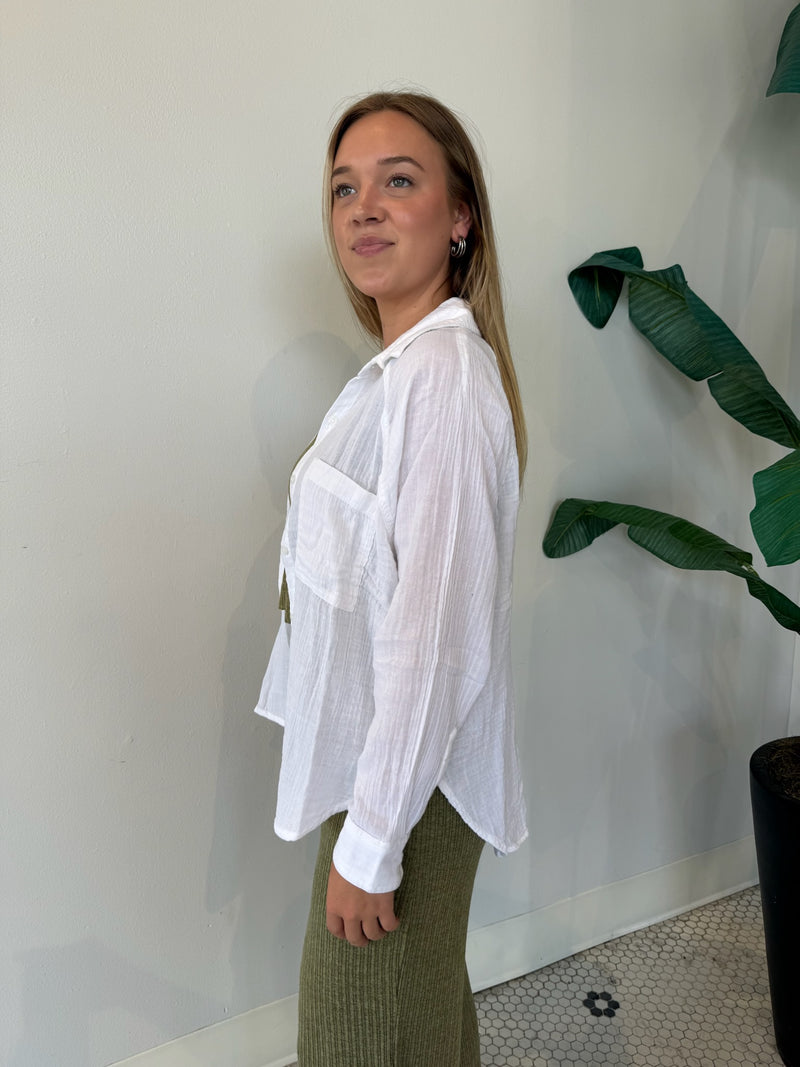 THE PERFECT AIRY TOP WHITE