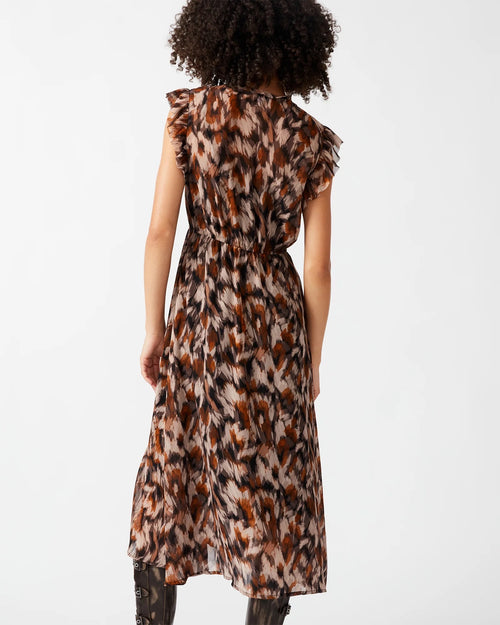 ALLEGRA DRESS IN OAK BUFF