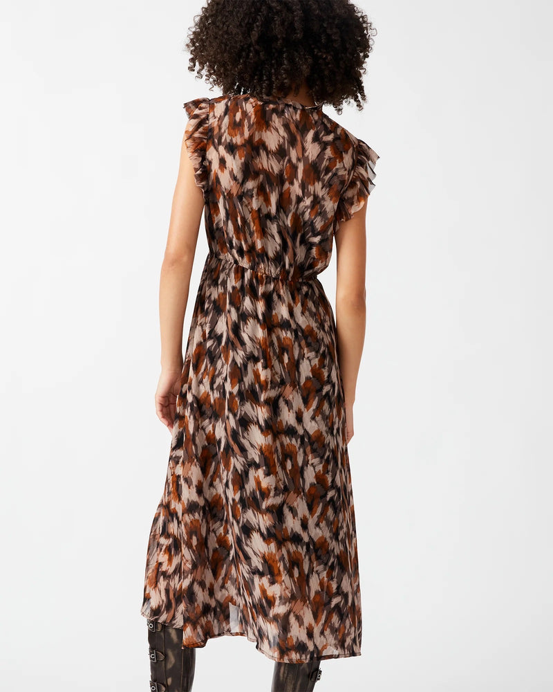 ALLEGRA DRESS IN OAK BUFF