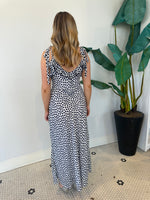 ADALINA NAVY POLKA DOT DRESS