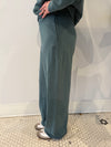 VICTORIA SOFT WIDE LEG PANT HUNTER GREEN