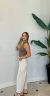 TANITH TANK TOP CLAY TAUPE
