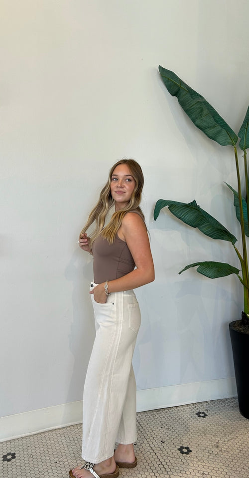 TANITH TANK TOP CLAY TAUPE