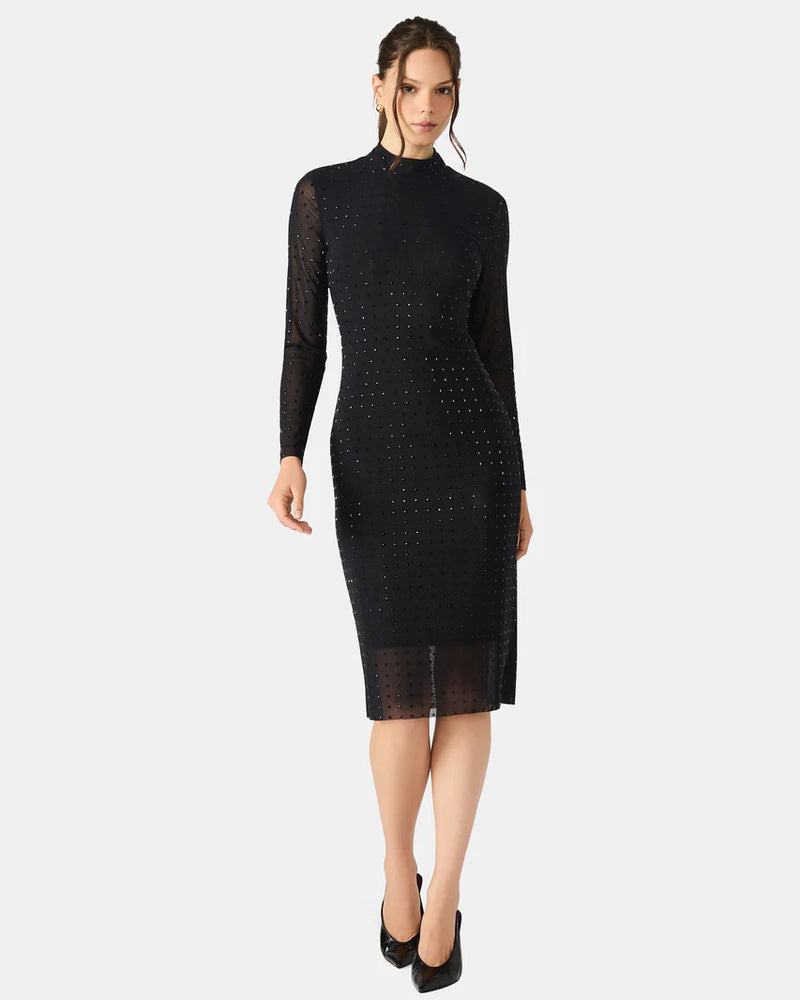 KRISTI MIDI DRESS BLACK