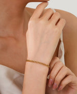 CURB CHAIN BRACELET GOLD