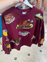 MAROON QUEEN OF TURKEY SWEATSHIRT