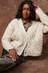 NEDI VNECK CARDIGAN CREAM