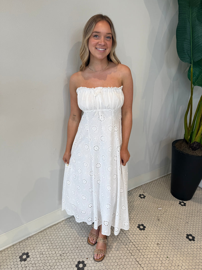 AVA DRESS WHITE