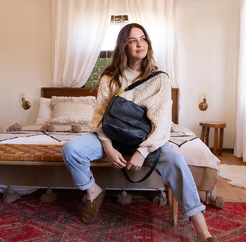 HARLEY CONVERTIBLE SHOULDER BAG BLACK