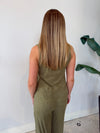 SLOANE V-NECK RIB TANK FERN