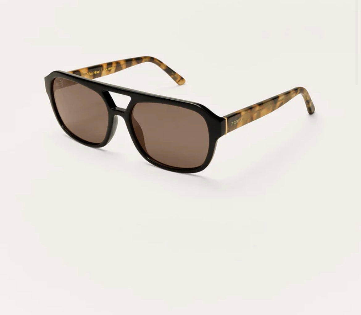 AFTER HOUR BLACK TORT SUNGLASSES