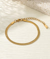HERRINGBONE BRACELET GOLD