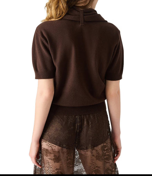 HERMIA SWEATER DARK EXPRESSO