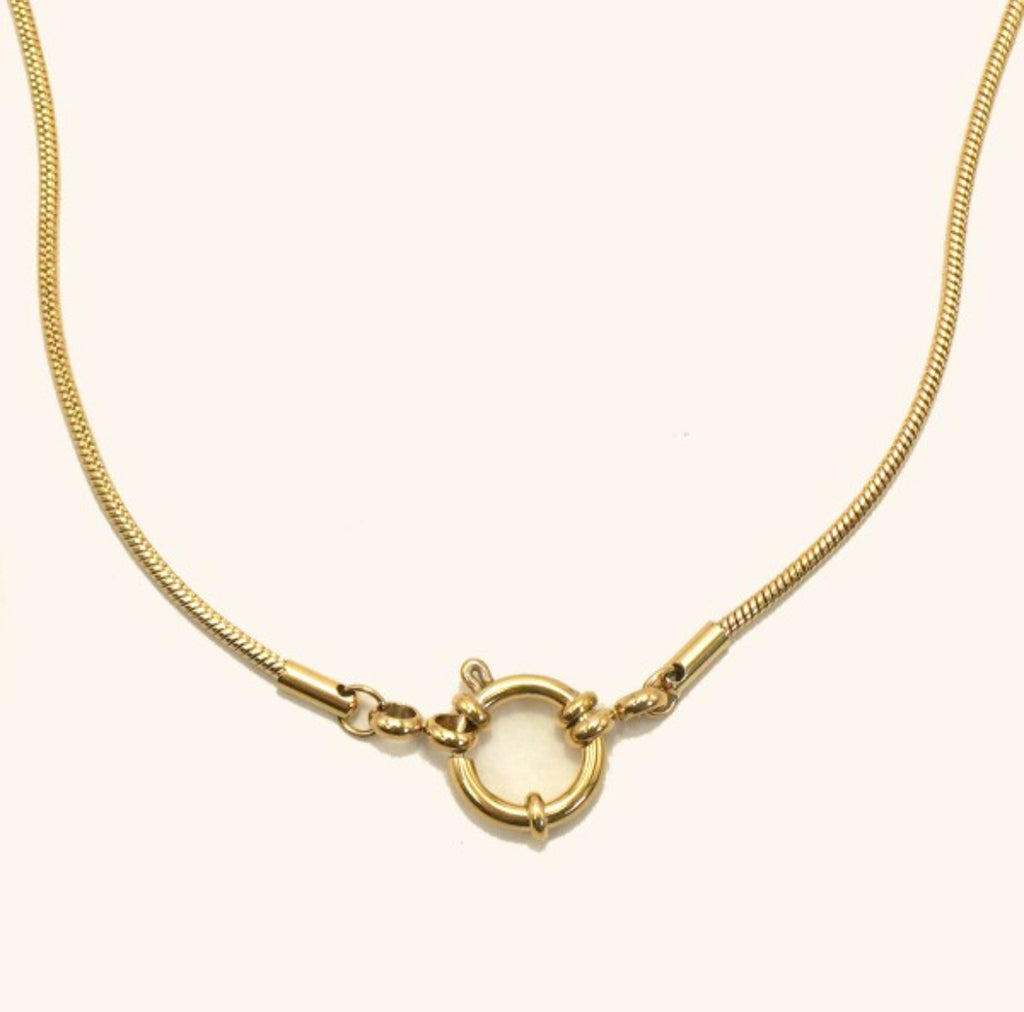 CHAIN NECKLACE GOLD SNAKE