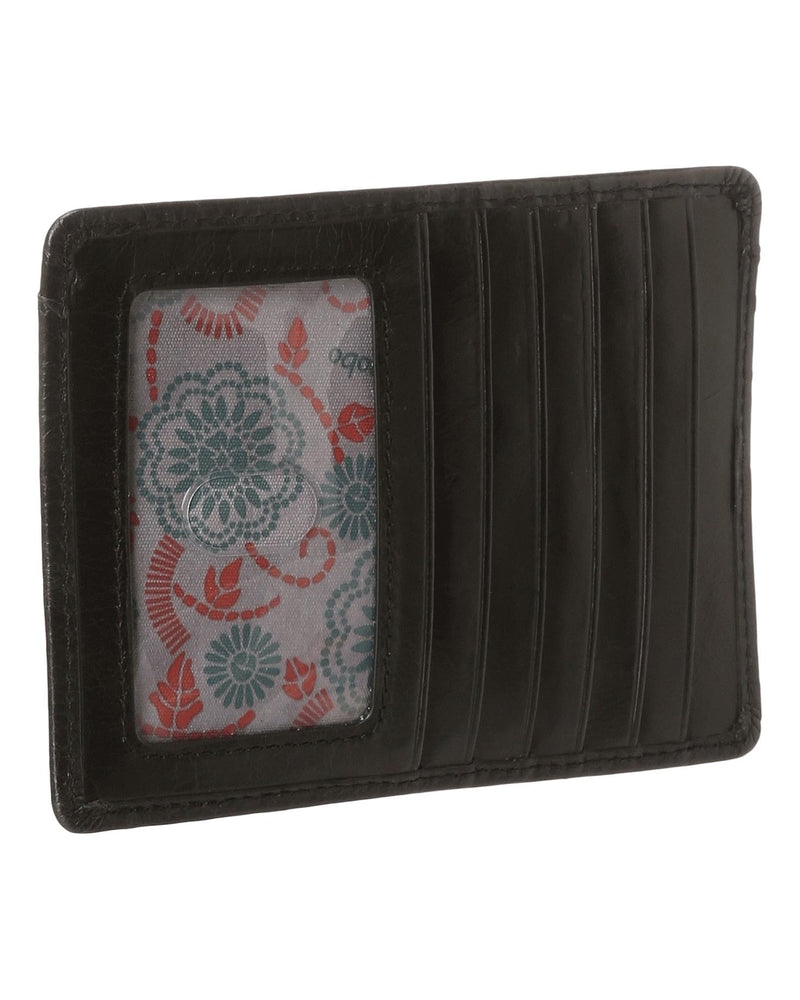 Euro slide card holder in black
