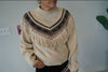 NORTH FRINGE SWEATER STONE