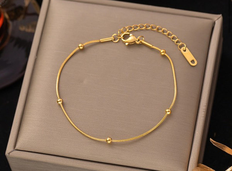 BALL CHAIN BRACELET GOLD