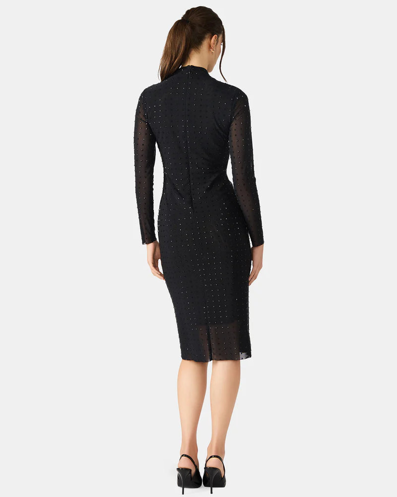 KRISTI MIDI DRESS BLACK