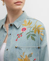 ADELE DENIM POCKET OVERSHIRT