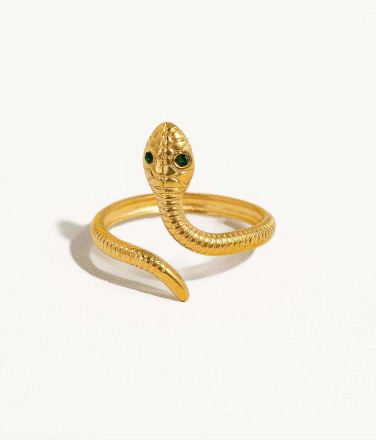 ECHIDNA SERPENT RING O/S