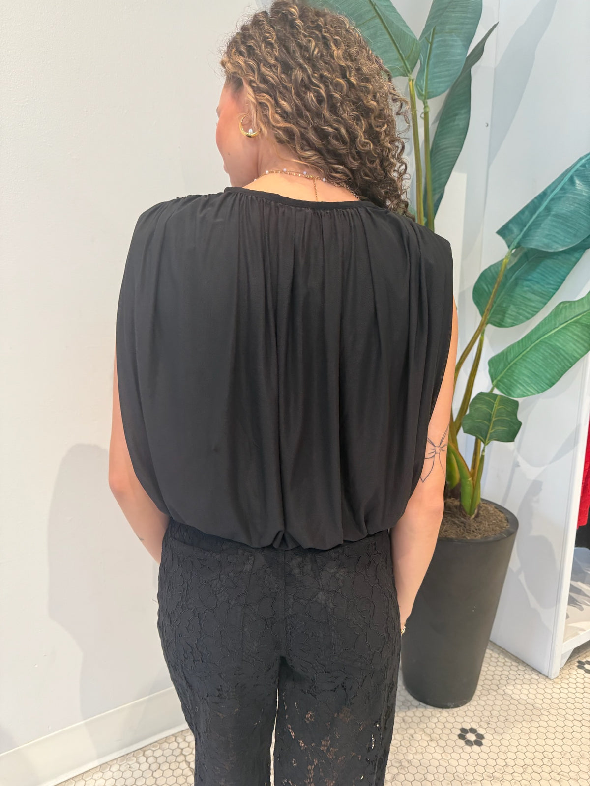 CHERRA TOP BLACK