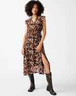 ALLEGRA DRESS IN OAK BUFF