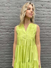 MARKYS GIALOS LIME DRESS