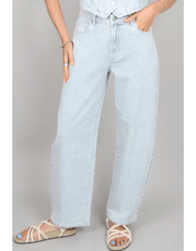 SAMMI BARREL PANTS BLUE