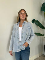 ALL DAY KNIT DENIM JACKET WASHED INDIGO