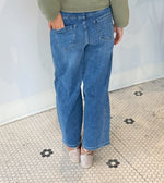 BARNI STRETCH DENIM BARREL DARK WASH