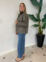 FREDDIE CARGO TWILL BARN JACKET MOSS GREEN