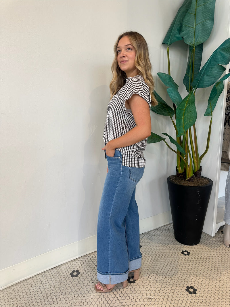 MEL BLACK GINGHAM