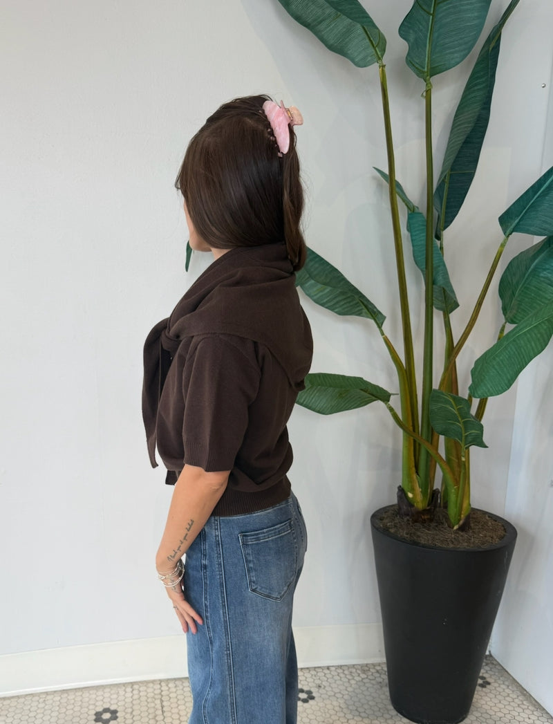 HERMIA SWEATER DARK ESPRESSO