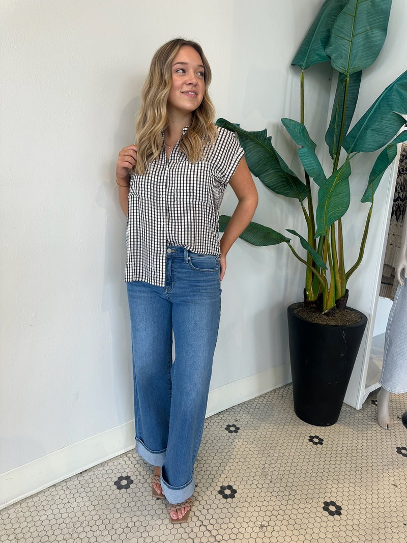 MEL BLACK GINGHAM