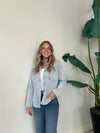 ALL DAY KNIT DENIM JACKET WASHED INDIGO