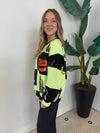 LIGHT GREEN & BLACK HALLOWEEN ICON SWEATSHIRT