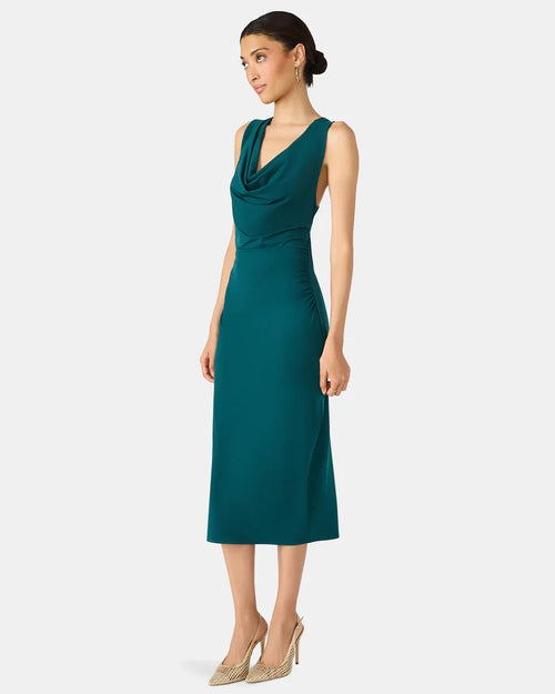 KALINA DRESS MIDNIGHT TEAL