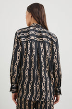 BLACK CHAIN LINK LEDGER TOP